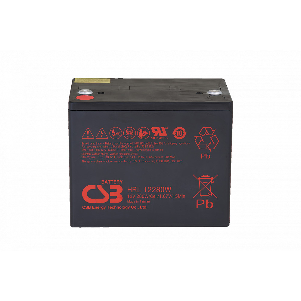 CSB Battery Battery 12V 6Ah 25W Pb F2 | HRL1225W
