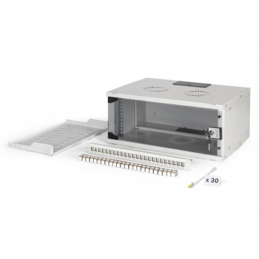 Digitus SOHO Pro network set, 483 mm (19"), 4U, 540 x 400 mm | DN-49200-SET | Light Grey