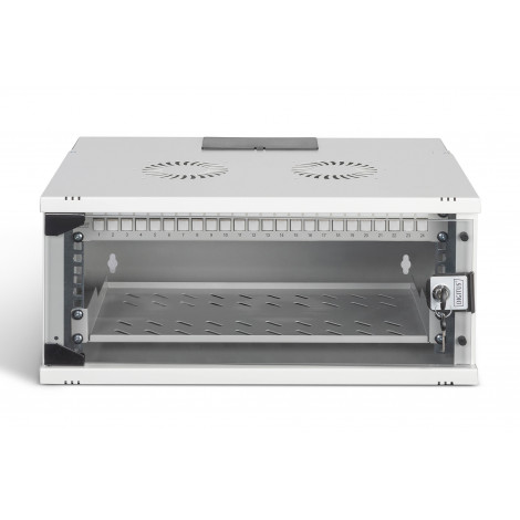 Digitus SOHO Pro network set, 483 mm (19"), 4U, 540 x 400 mm | DN-49200-SET | Light Grey