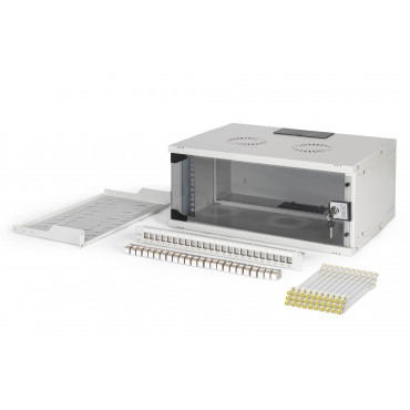 Digitus SOHO Pro network set, 483 mm (19"), 4U, 540 x 400 mm | DN-49200-SET | Light Grey