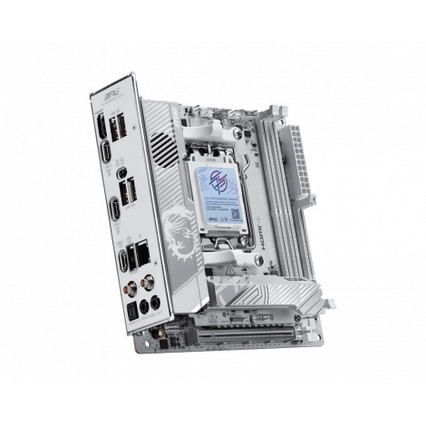 MSI MPG X870I EDGE TI EVO WIFI | Processor family AMD | Processor socket AM5 | DDR5 | Supported hard disk drive interfaces SATA,