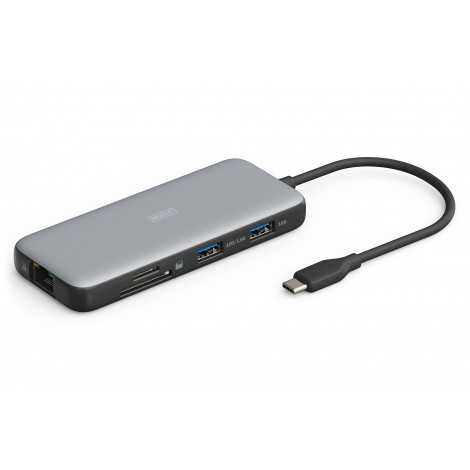 Digitus USB-C docking station, 8-port | DA-70915 | Ethernet LAN (RJ-45) ports 1 | HDMI ports quantity 2
