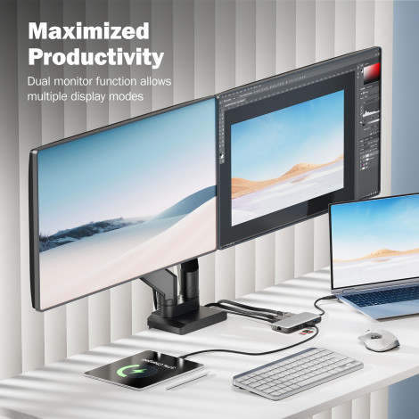 Digitus USB-C docking station, 8-port | DA-70915 | Ethernet LAN (RJ-45) ports 1 | HDMI ports quantity 2