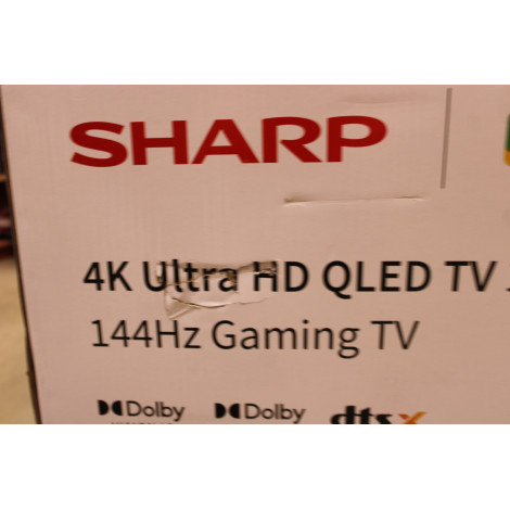 SALE OUT. Sharp 50HR7265E 50" (126cm) QLED 144Hz 4K Ultra HD Google TV, Dolby Vision, Dolby Atmos, Central Stand | Sharp 50HR726