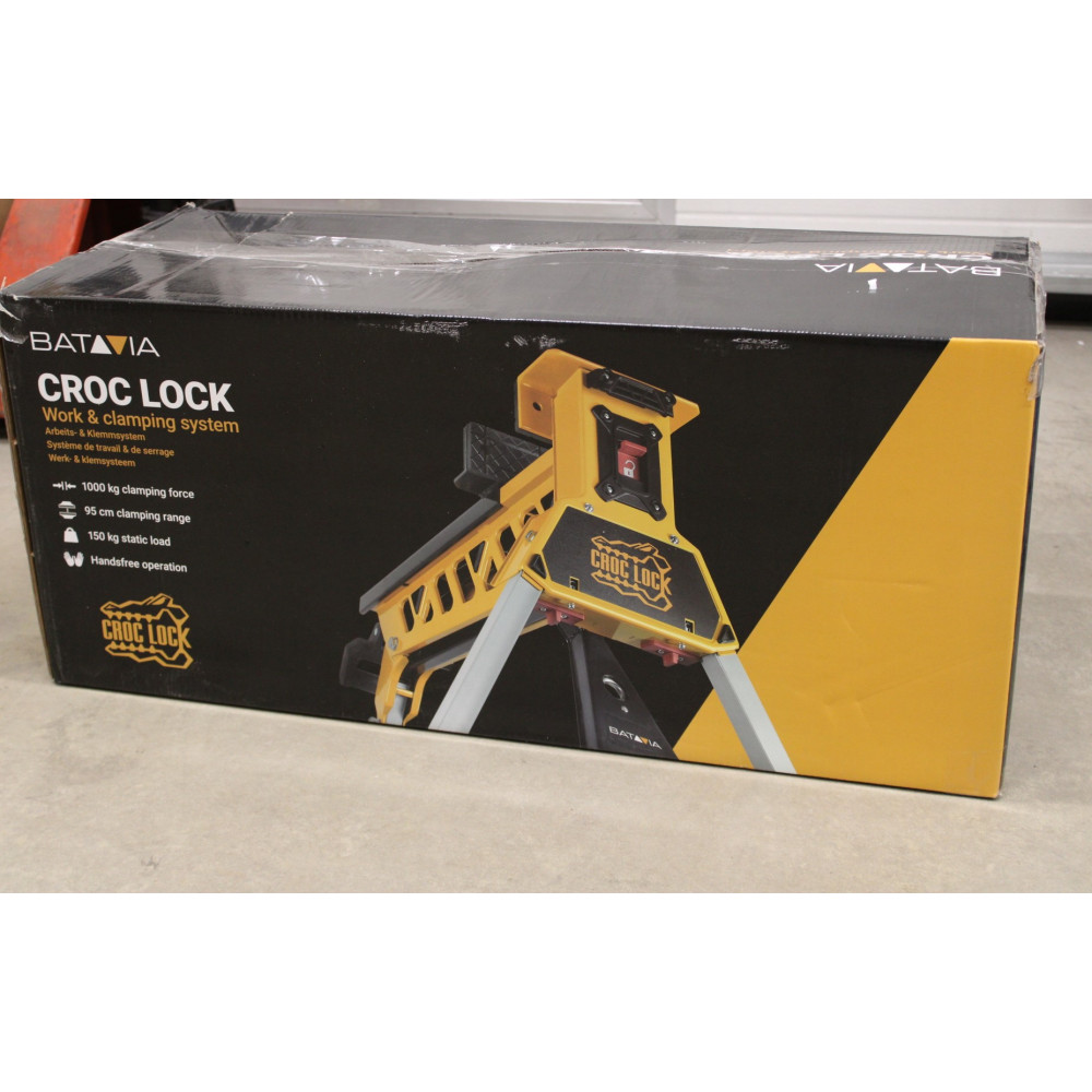 Batavia B.V. Croc Lock Workbench and Clamping Station | DAMAGED PACKAGING, SCRATCHED ON CORPUS