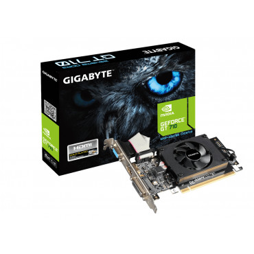 Gigabyte | GV-N710D3-2GL 2.0 | NVIDIA | 2 GB | GeForce GT 710 | DDR3 | Cooling type Active | DVI-D ports quantity 1 | HDMI ports