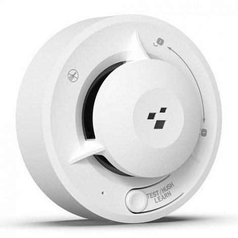 TUYA bevielis fotoelektrinis dūmų detektorius Wi-Fi