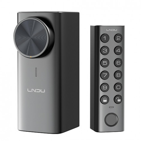 Išmanioji spyna, su pirštų antspaudų skaitytuvu