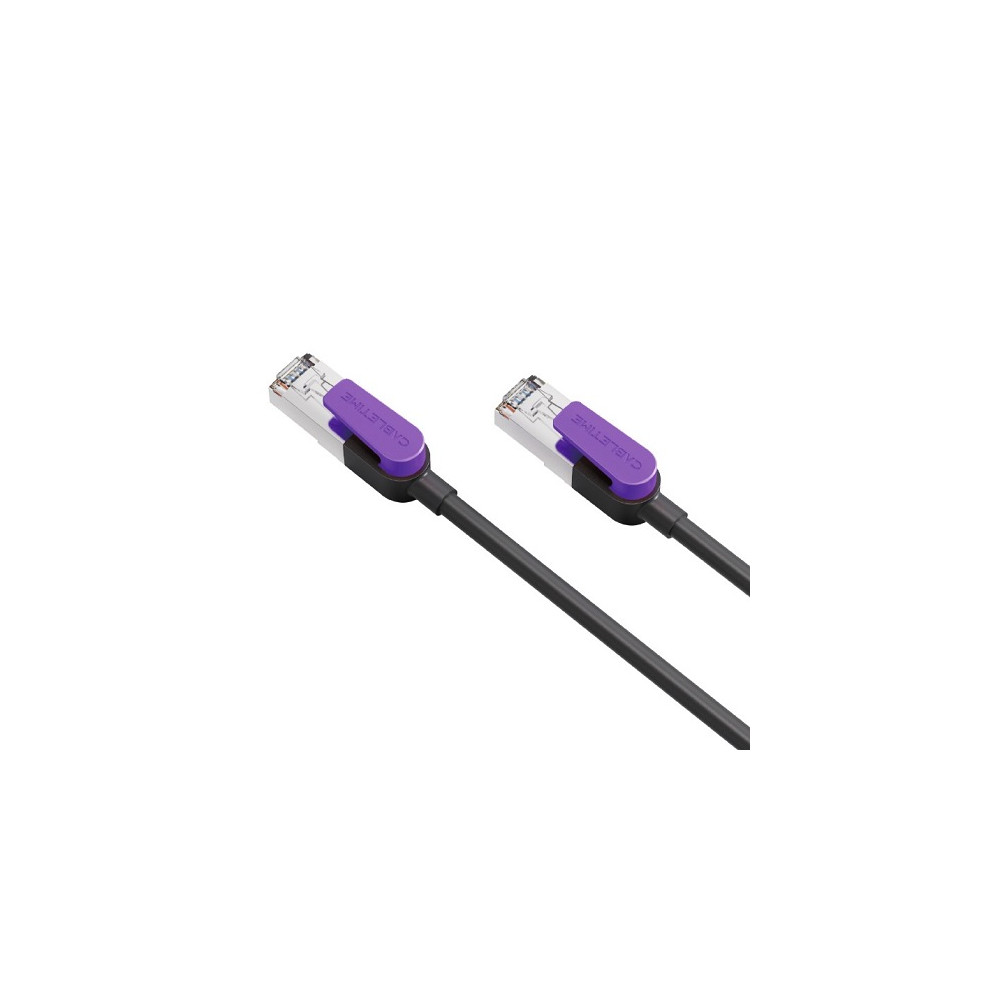 Kabelis Cat8 S/STP, 15m, juodas