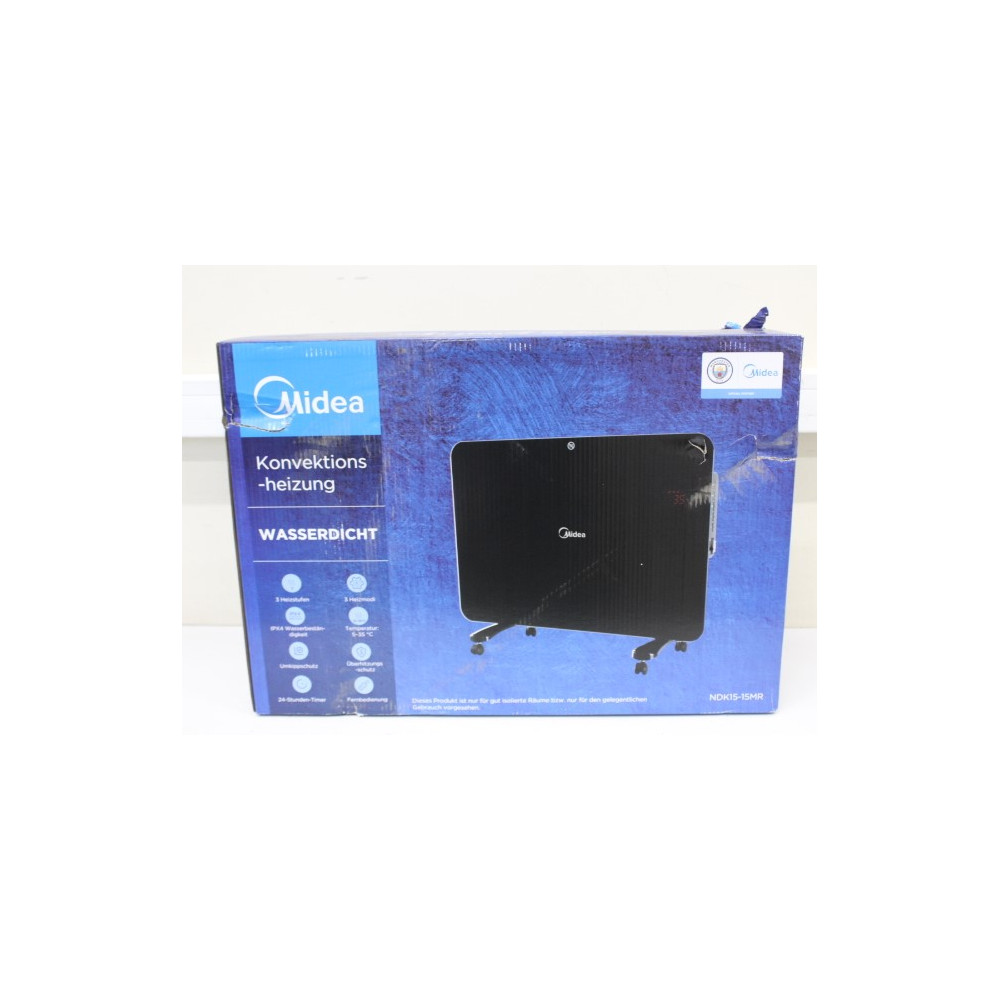 SALE OUT. Midea | Convection Heater | NDK15-15MR | Convection Heater | 1500 W | Number of power levels 3 | Black | DAMAGED PACKA