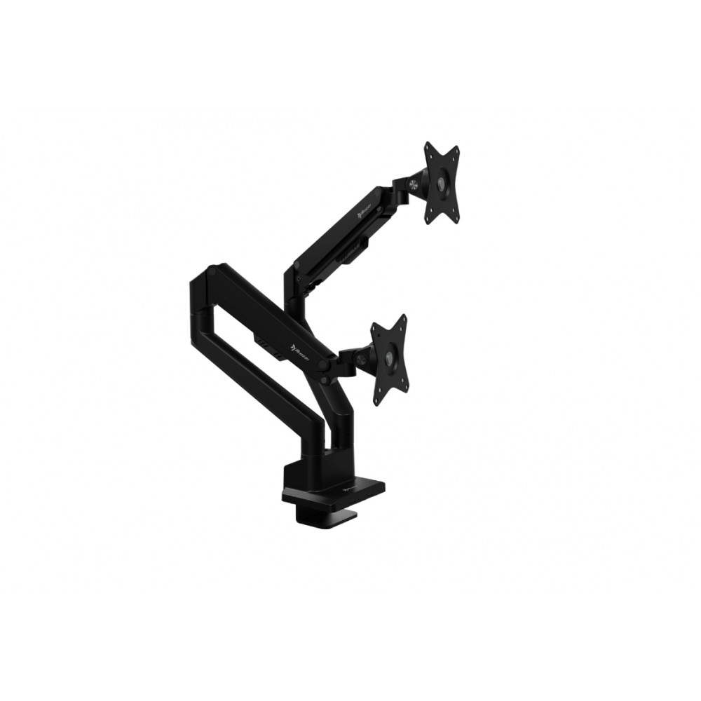 Arozzi Desk Mount | Neo Duo - Gas Spring Monitor Arm AZ-ALZARE-NEO-DUO-BK | Tilt, Swivel, Rotation | Maximum weight (capacity) 9