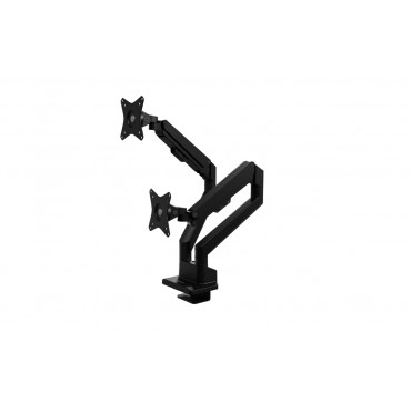 Arozzi Desk Mount | Neo Duo - Gas Spring Monitor Arm AZ-ALZARE-NEO-DUO-BK | Tilt, Swivel, Rotation | Maximum weight (capacity) 9