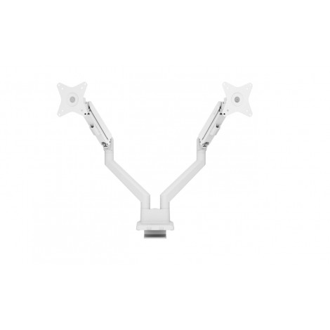 Arozzi Desk Mount | Neo Duo - Gas Spring Monitor Arm AZ-ALZARE-NEO-DUO-WT | Tilt, Swivel, Rotation | Maximum weight (capacity) 9