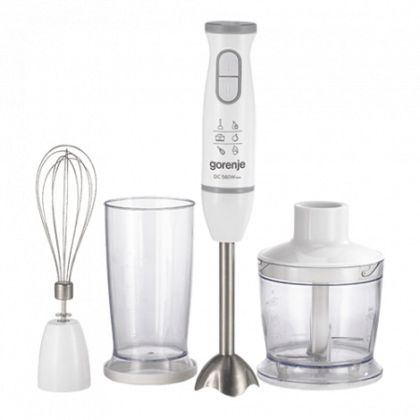 Gorenje | Blender | HBC564QW | Hand Blender | 560 W | Number of speeds Variable | Chopper | White