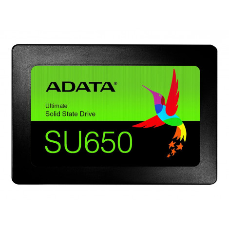 ADATA | Ultimate SU650 | 512 GB | SSD form factor 2.5" | Solid-state drive interface SATA 6Gb/s | Read speed 520 MB/s | Write sp