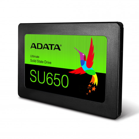 ADATA | Ultimate SU650 | 512 GB | SSD form factor 2.5" | Solid-state drive interface SATA 6Gb/s | Read speed 520 MB/s | Write sp