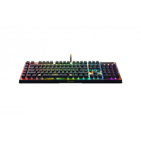 Razer BlackWidow V4 X | Mechanical Gaming Keyboard | Wired | US | Pokémon Edition | Razer Green Mechanical Switches (Clicky)