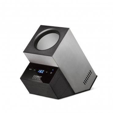 Caso | Wine Cooler | WineCase Deluxe Inox | Bottles capacity 1 | Black/Silver