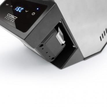 Caso | Wine Cooler | WineCase Deluxe Inox | Bottles capacity 1 | Black/Silver