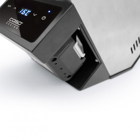 Caso | Wine Cooler | WineCase Deluxe Inox | Bottles capacity 1 | Black/Silver