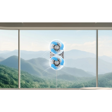 HUTT Windows Cleaning Robot | DDC56 | Corded | 3000 Pa | White