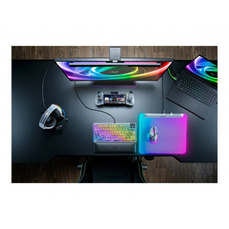 Razer RGB Gaming Mouse Mat | Firefly V2 Pro | Phantom White Edition