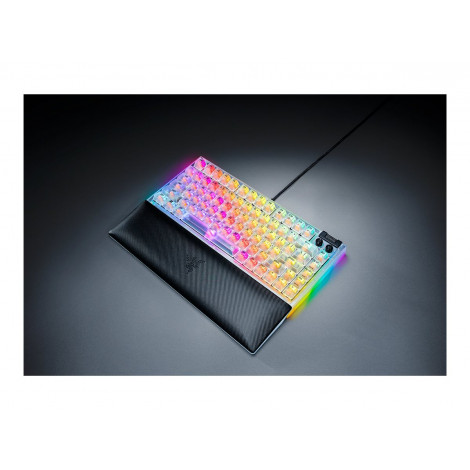 Razer Hot-swappable Mechanical Gaming Keyboard | BlackWidow V4 75% | Gaming Keyboard | Wired | US | Phantom White Edition | USB 