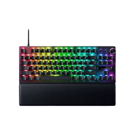 Razer Huntsman V3 Pro Tenkeyless 8KHz | Gaming keyboard | Wired | US | Black | USB Type-C | Razer Analog Optical Switch Gen-2