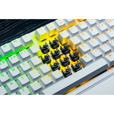 Razer Huntsman V3 Pro Tenkeyless 8KHz | Gaming keyboard | Wired | US | White | Razer Analog Optical Switch Gen-2