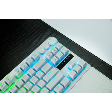 Razer Huntsman V3 Pro Tenkeyless 8KHz | Gaming keyboard | Wired | US | White | Razer Analog Optical Switch Gen-2