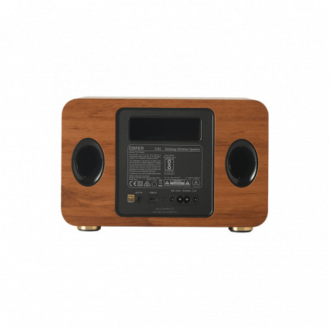 Edifier Tabletop Speaker | D32 | 60 W | Bluetooth | Brown | Wireless connection