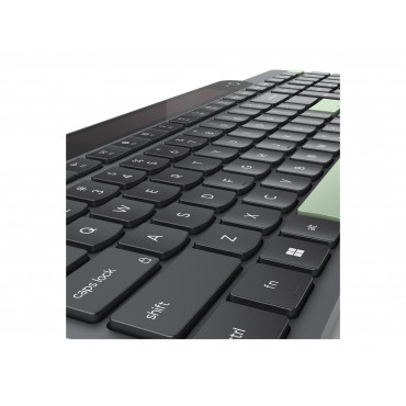 Lenovo Self-Charging Bluetooth Keyboard-US Euro | Keyboard | Bluetooth | US Euro | Black