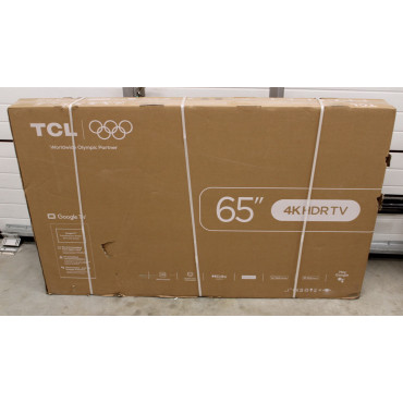 SALE OUT. TCL LED 4K TV | 65V6C | 65 | Smart TV | Google TV | Black | DAMAGED PACKAGING