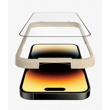 PanzerGlass | Screen protector | Apple | iPhone 14 Pro | Glass | Clear | Ultra-Wide Fit Easy installation Privacy Filter Fingerp