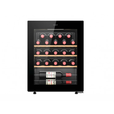 Candy Wine Cooler | CWC023 | Energy efficiency class G | Free standing | Bottles capacity 23 | Black