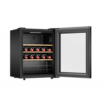 Candy Wine Cooler | CWC023 | Energy efficiency class G | Free standing | Bottles capacity 23 | Black