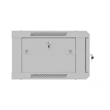 Lanberg Wall mounted installation cabinet 19" 4U 600X450 | WF01-6404-00S | Gray