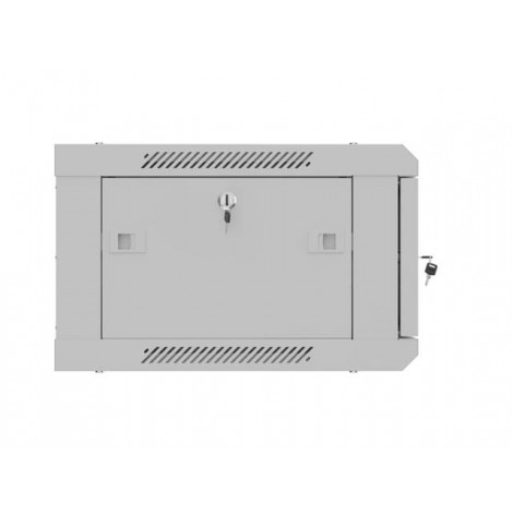 Lanberg Wall mounted installation cabinet 19" 4U 600X450 | WF01-6404-00S | Gray