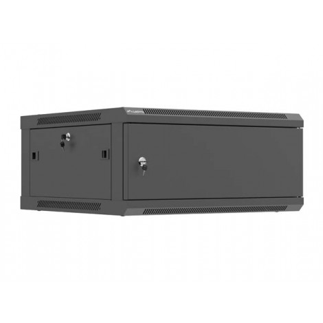 Lanberg Wall mounted installation cabinet 19" 4U 600X600 | WF01-6604-00B | Black