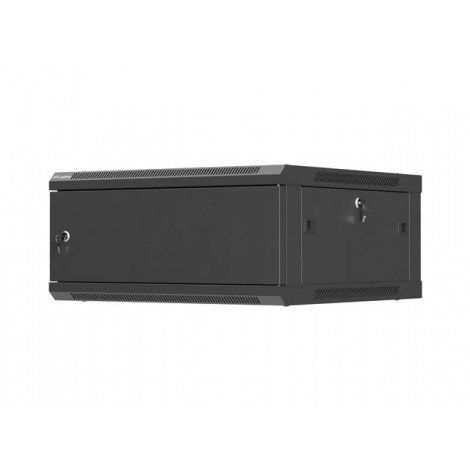 Lanberg Wall mounted installation cabinet 19" 4U 600X600 | WF01-6604-00B | Black