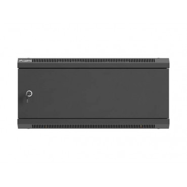 Lanberg Wall mounted installation cabinet 19" 4U 600X600 | WF01-6604-00B | Black
