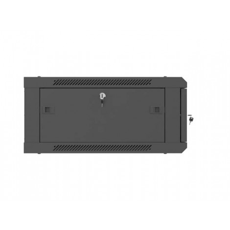 Lanberg Wall mounted installation cabinet 19" 4U 600X600 | WF01-6604-00B | Black