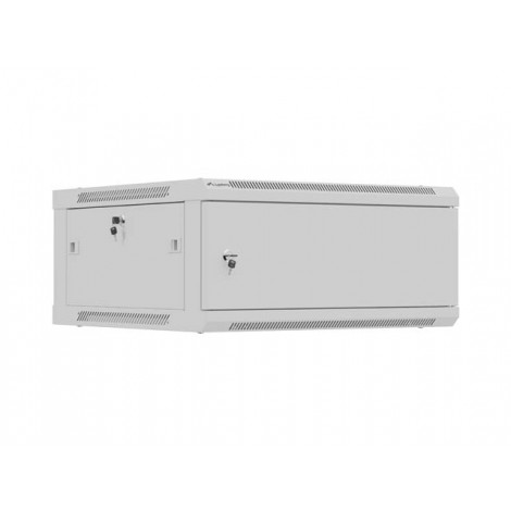 Lanberg Wall mounted installation cabinet 19" 4U 600X600 | WF01-6604-00S | Grey