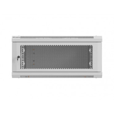 Lanberg Wall mounted installation cabinet 19" 4U 600X600 | WF01-6604-23S | Grey