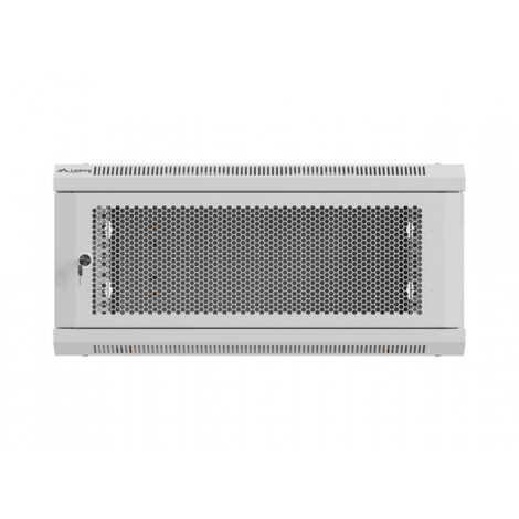 Lanberg Wall mounted installation cabinet 19" 4U 600X600 | WF01-6604-23S | Grey