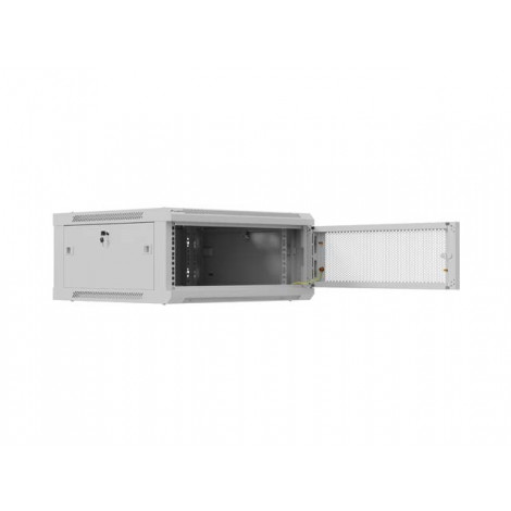 Lanberg Wall mounted installation cabinet 19" 4U 600X600 | WF01-6604-23S | Grey