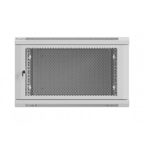 Lanberg Wall mounted installation cabinet 19" 9U 600X600 | WF01-6606-23S | Grey