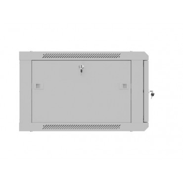 Lanberg Wall mounted installation cabinet 19" 9U 600X600 | WF01-6606-23S | Grey