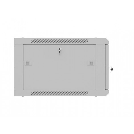 Lanberg Wall mounted installation cabinet 19" 9U 600X600 | WF01-6606-23S | Grey