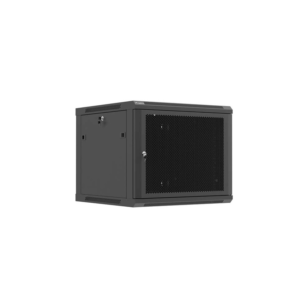 Lanberg Wall mounted installation cabinet 19" 9U 600X600 | WF01-6609-23B | Black